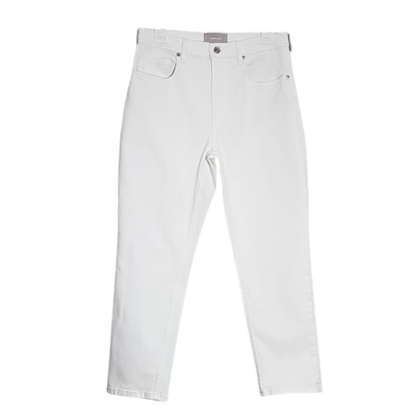EVERLANE Organic Cotton Cheeky Crop Jeans in Ecru Size 30 -- CLOSET STAPLE!!! - Picture 4 of 6